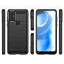 Husa pentru Motorola Moto G Play (2023) - Techsuit Carbon Silicone - Black
