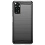 Husa pentru Xiaomi Redmi Note 11 Pro 4G / Note 11 Pro 5G / Note 12 Pro 4G - Techsuit Carbon Silicone - Black