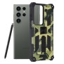 Husa pentru Samsung Galaxy S23 Ultra - Techsuit Blazor Series - Camo Lime