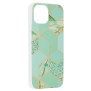 Husa pentru iPhone 14 - Techsuit Marble Series - Green Hex