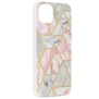 Husa pentru iPhone 14 Plus - Techsuit Marble Series - Pink Hex