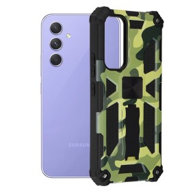 Husa pentru Samsung Galaxy A54 - Techsuit Blazor Series - Camo Lime