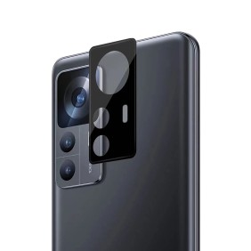 Folie Camera pentru Xiaomi 12T - Techsuit Full Camera Glass - Black