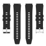 Curea pentru Samsung Galaxy Watch 4/5/Active 2, Huawei Watch GT 3 (42mm)/GT 3 Pro (43mm) - Techsuit Watchband 20mm (W026) - Black