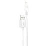 Cablu de Date USB-A la Lightning 10.5W, 2.4A, 1m - Hoco Rapid (X1) - White