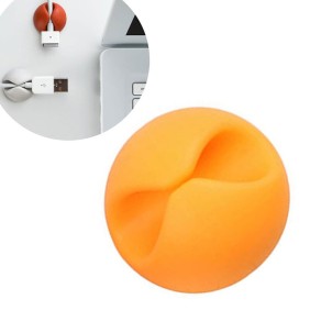 Organizator Cabluri Universal de Birou - Techsuit - Orange