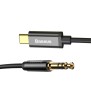 Cablu Audio Adaptor Type-C la Jack 3.5mm, 1.2m - Baseus M01 (CAM01-01) - Black