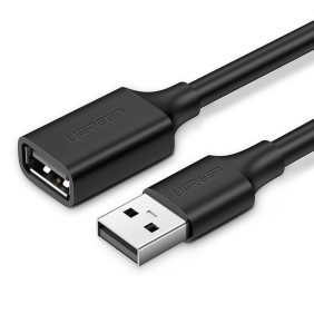 Cablu de Date USB Mama la USB Tata 2m - Ugreen (10316) - Black