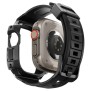 Husa pentru Apple Watch Ultra / Ultra 2 + Curea - Spigen Rugged Armor Pro - Black