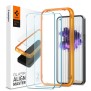 Folie pentru Nothing Phone (1) - Spigen Glas.tR Align Master (set 2) - Clear