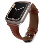 Curea pentru Apple Watch 1/2/3/4/5/6/7/8/9/SE/SE 2 (38/40/41mm) - Spigen Cyrill Kajuk - Chestnut