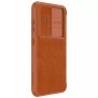 Husa pentru Samsung Galaxy S23 - Nillkin QIN Leather Pro Case - Brown