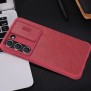 Husa pentru Samsung Galaxy S23 Plus - Nillkin QIN Leather Pro Case - Red