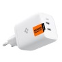 Incarcator Priza 2xType-C, Super Fast Charging, PD65W - Spigen Power Arc (PE2106EU) - White