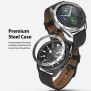 Rama pentru Samsung Galaxy Watch 3 45mm - Ringke Bezel Styling - Stainless Silver / Black