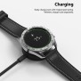 Rama pentru Samsung Galaxy Watch 3 45mm - Ringke Bezel Styling - Stainless Silver / Black