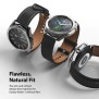 Rama pentru Samsung Galaxy Watch 3 45mm - Ringke Bezel Styling - Stainless Silver / White