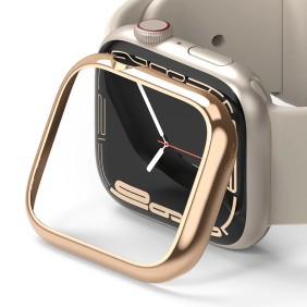 Rama pentru Apple Watch 7 / 8 / 9 (45mm) - Ringke Bezel Styling - Glossy Gold