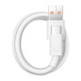 Cablu de Date USB la Type-C, Super Fast Charging 6A, 66W, 1m - Huawei (LX04072043) - White (Bulk Packing)