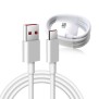 Cablu de Date USB la Type-C Super Fast Charging 8A, 1m - Huawei (LX1218) - White (Bulk Packing)