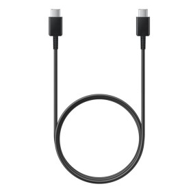 Cablu de Date USB-C la Type-C Fast Charging 3A, 1m - Samsung (EP-DA705BBEGWW) - Black (Blister Packing)