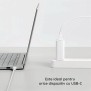 Cablu de Date USB la Type-C 6A, pentru Mi 11 Ultra / Mi11Pro / Mi11T / Mi11T Pro, 1m - Xiaomi - White (Bulk Packing)