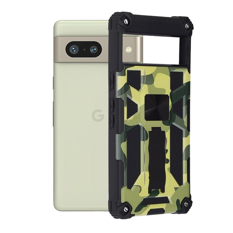 Husa pentru Google Pixel 7 - Techsuit Blazor Series - Camo Lime