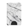 Portofel pentru telefon - PopSockets PopWallet - White Marble