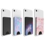 Portofel pentru telefon - PopSockets PopWallet - White Marble