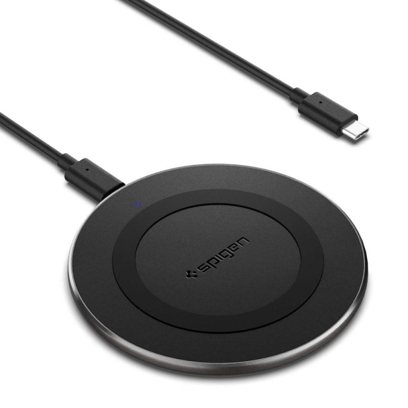 Incarcator Wireless Fast Charging 15W - Spigen (PF2104G) - Black