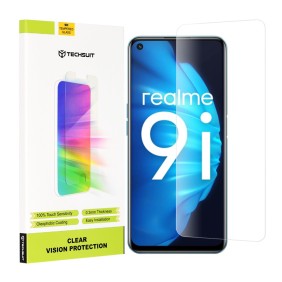 Folie pentru Realme 9i / 9 5G / 9 Pro / 8i / Narzo 50 / Oppo A76 / A96 / OnePlus Nord CE 2 Lite 5G - Techsuit Clear Vision Glass - Transparent