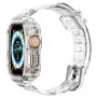 Husa pentru Apple Watch Ultra / Ultra 2 + Curea - Spigen Rugged Armor Pro - Crystal Clear