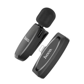 Microfon pentru Telefon cu Mufa Lightning 80mAh - Hoco Crystal (L15) - Black