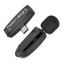 Microfon pentru Telefon cu Mufa Type-C 80mAh - Hoco Crystal (L15) - Black