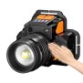 Lanterna Cap LED 10W - Techsuit (HL-A-01) - Black