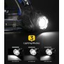 Lanterna Cap LED T6 - Techsuit (HL-A-04) - Black