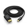 Cablu Video Type-C la Display Port, 4K x 2K@30Hz, 1.5m - Ugreen (50994) - Black