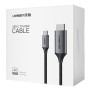 Cablu Video Type-C la HDMI 4K@60Hz, 1.5m - Ugreen (50570) - Black / Gray