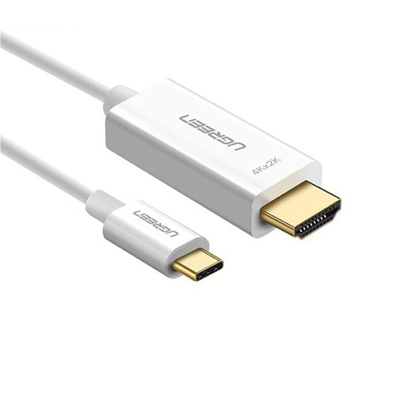 Cablu Video USB-C la HDMI, 1.5m, 4K@30Hz - Ugreen (30841) - White