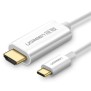 Cablu Video USB-C la HDMI, 1.5m, 4K@30Hz - Ugreen (30841) - White