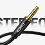 Cablu Audio Jack la Jack 1m - Ugreen (50361) - Black