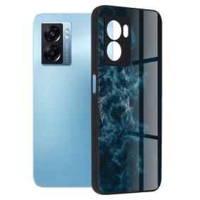 Husa pentru Oppo A77 5G - Techsuit Glaze Series - Blue Nebula
