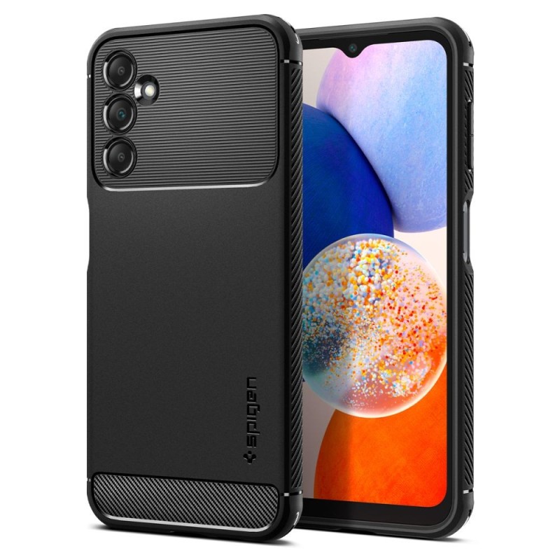 Husa pentru Samsung Galaxy A14 5G - Spigen Rugged Armor - Black