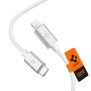 Cablu de Incarcare Type-C la Lightning 2m - Spigen Arcwire (PB2200) - White