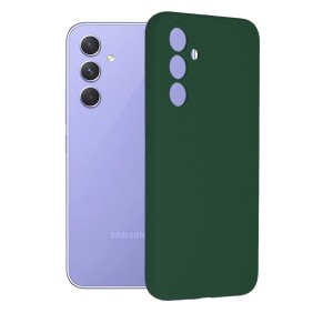 Husa pentru Samsung Galaxy A54 - Techsuit Soft Edge Silicone - Dark Green