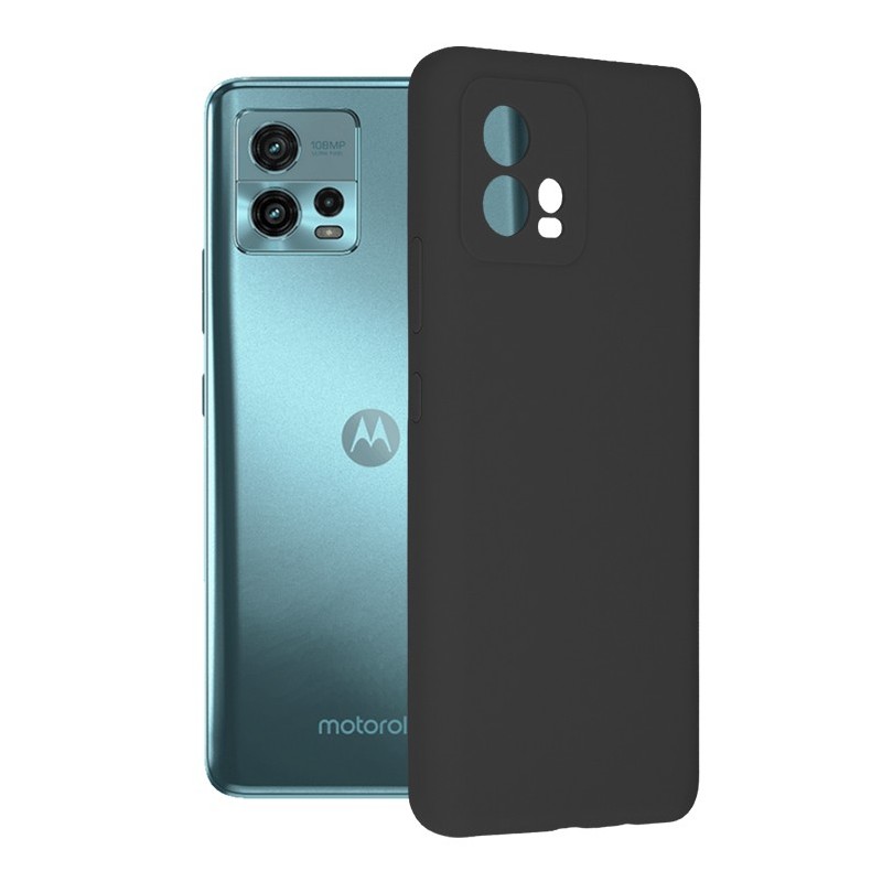 Husa pentru Motorola Moto G72 - Techsuit Soft Edge Silicone - Black