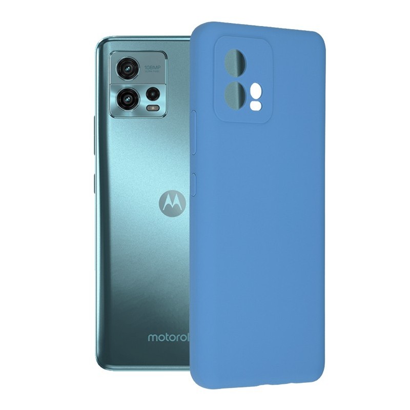 Husa pentru Motorola Moto G72 - Techsuit Soft Edge Silicone - Denim Blue