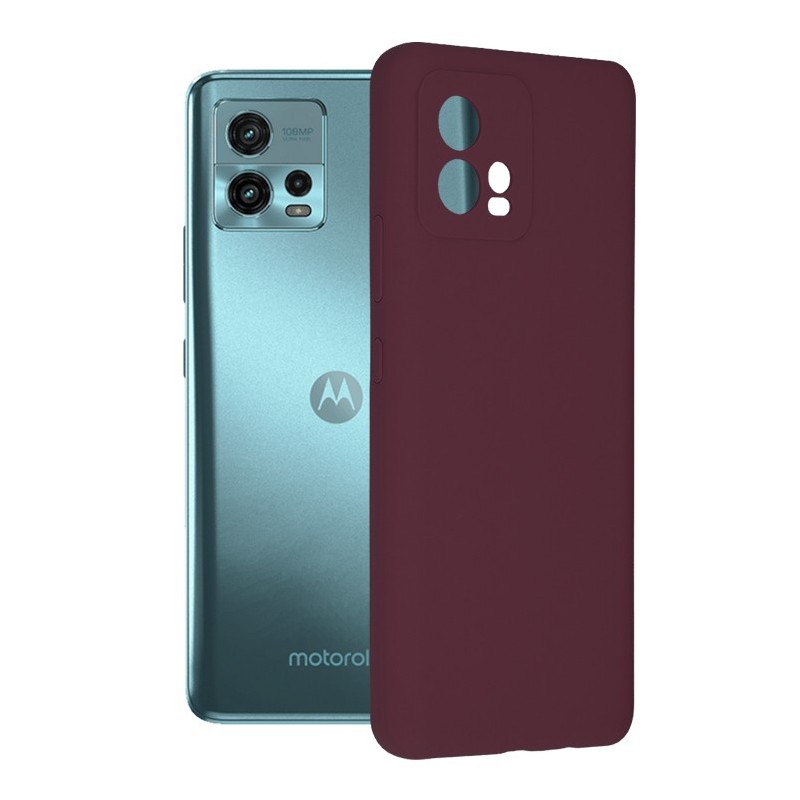 Husa pentru Motorola Moto G72 - Techsuit Soft Edge Silicone - Plum Violet