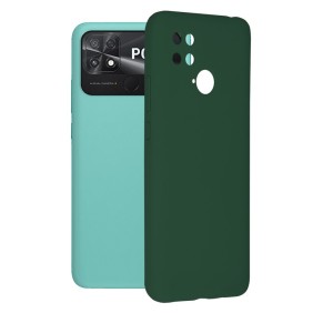 Husa pentru Xiaomi Poco C40 - Techsuit Soft Edge Silicone - Dark Green