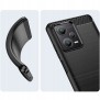 Husa pentru Xiaomi Redmi Note 12 5G / Poco X5 - Techsuit Carbon Silicone - Black